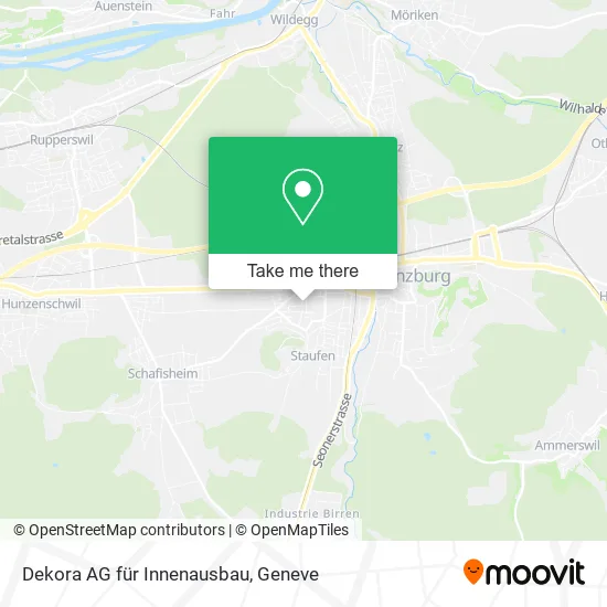 Dekora AG für Innenausbau map