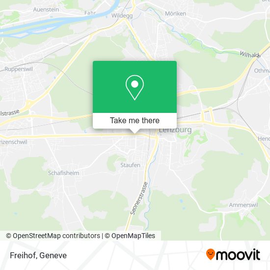 Freihof map
