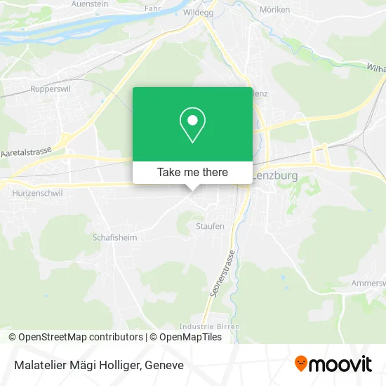 Malatelier Mägi Holliger map