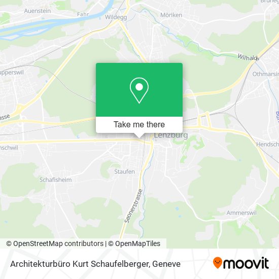 Architekturbüro Kurt Schaufelberger map