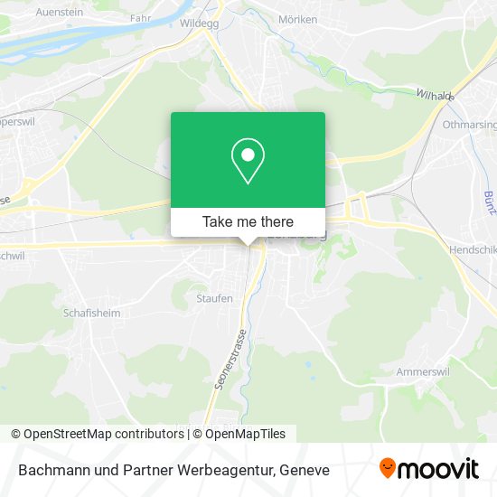 Bachmann und Partner Werbeagentur map