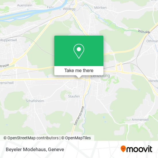 Beyeler Modehaus map