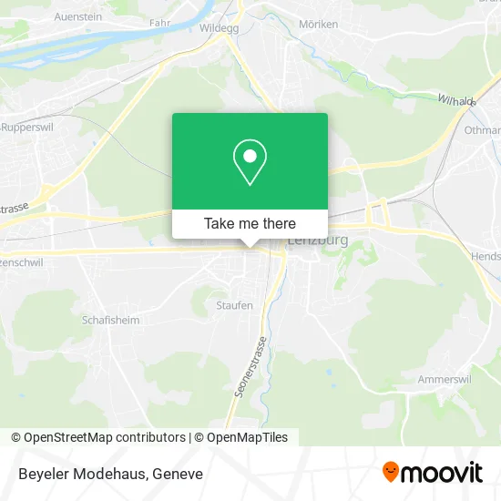 Beyeler Modehaus map