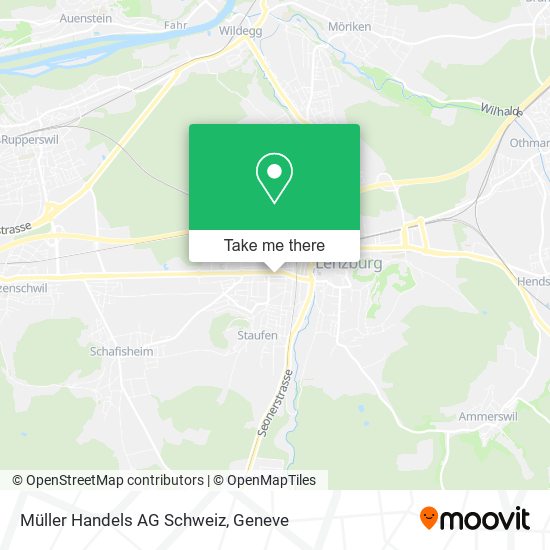 Müller Handels AG Schweiz map
