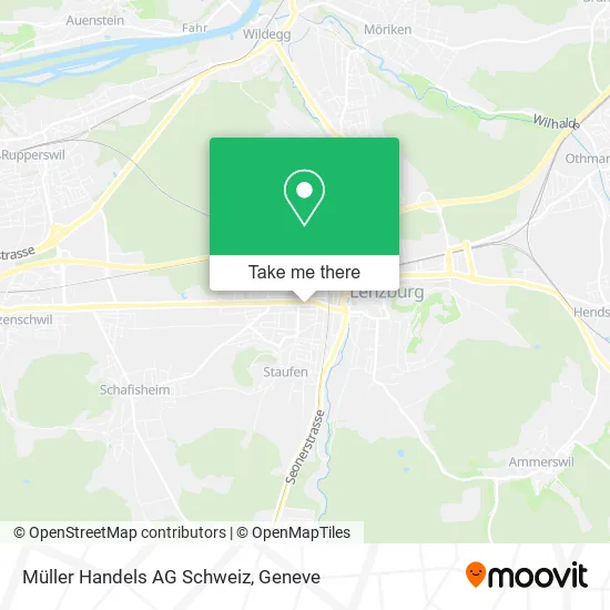 Müller Handels AG Schweiz map