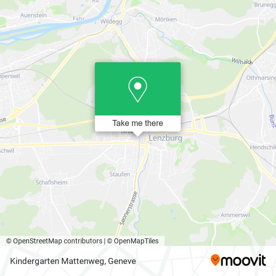 Kindergarten Mattenweg map