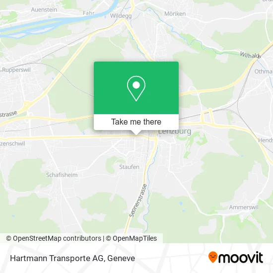 Hartmann Transporte AG map