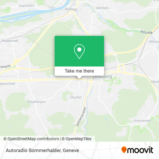 Autoradio Sommerhalder map