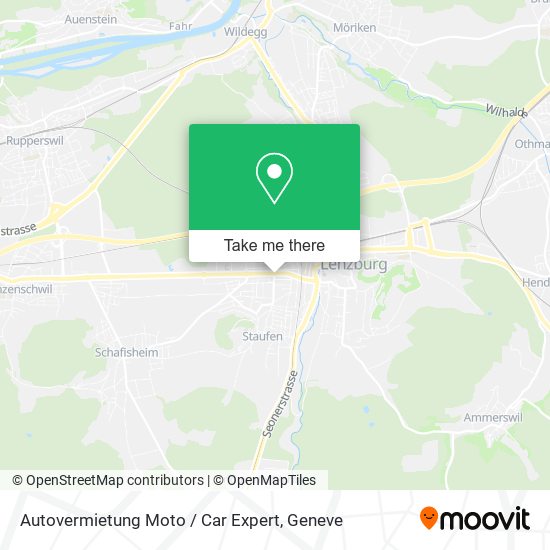 Autovermietung Moto / Car Expert map