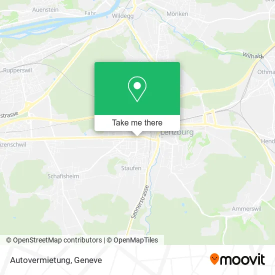 Autovermietung plan