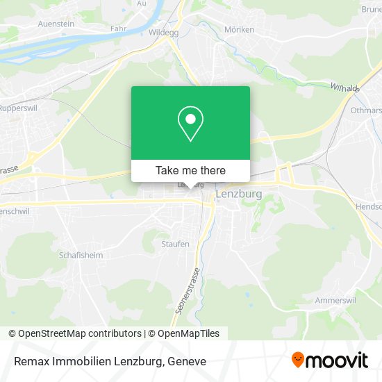 Remax Immobilien Lenzburg map
