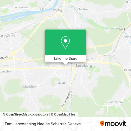 Familiencoaching Nadine Scherrer map