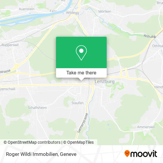 Roger Wildi Immobilien map