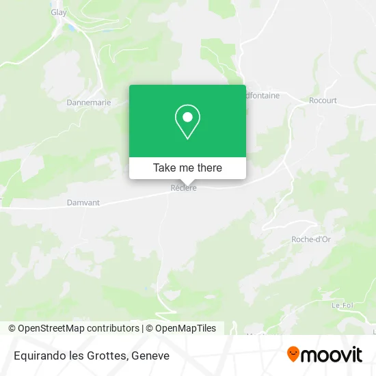 Equirando les Grottes map