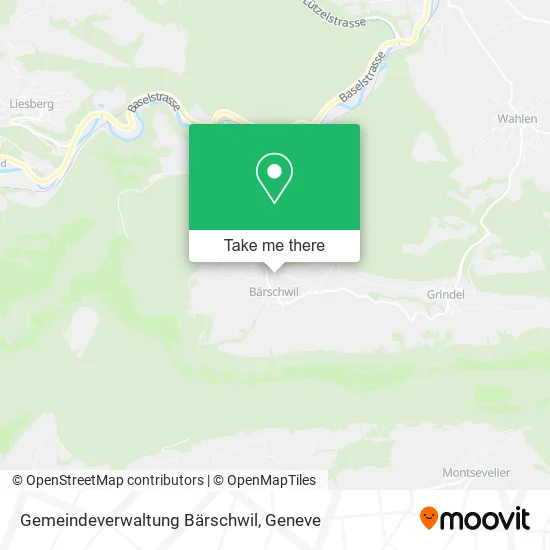 Gemeindeverwaltung Bärschwil map