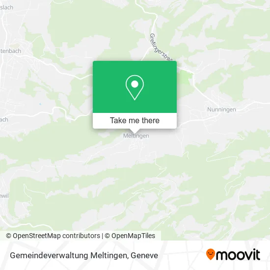 Gemeindeverwaltung Meltingen map
