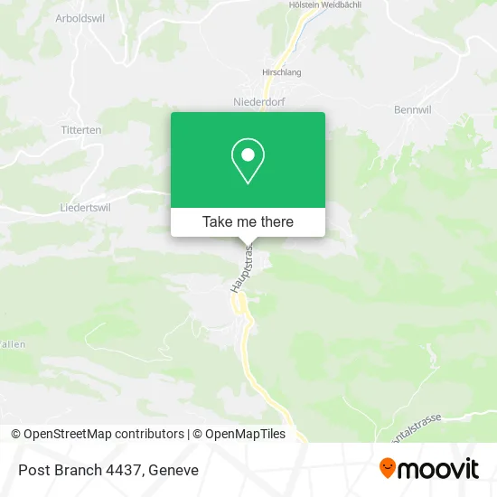 Post Branch 4437 map
