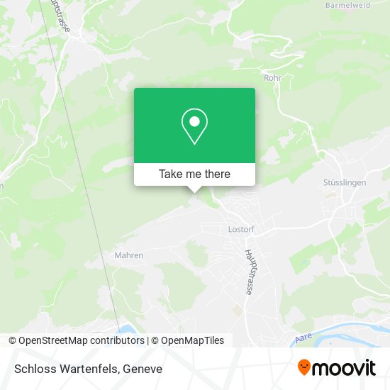 Schloss Wartenfels map