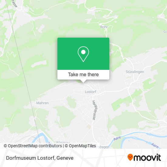 Dorfmuseum Lostorf map