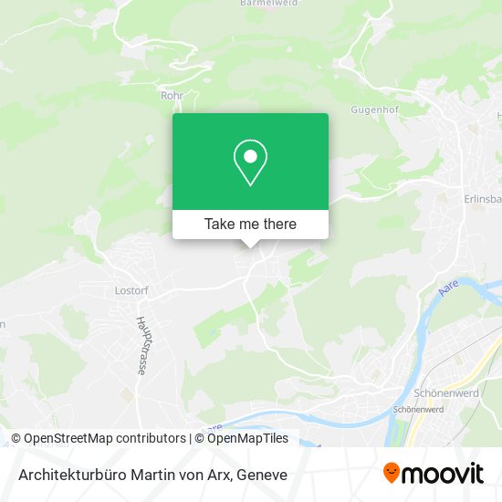 Architekturbüro Martin von Arx map