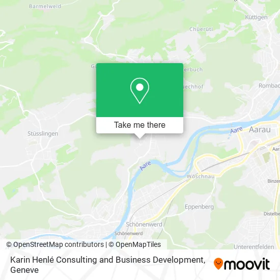 Karin Henlé Consulting and Business Development map