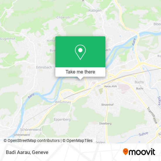 Badi Aarau map