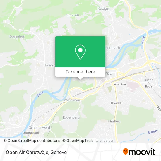 Open Air Chrutwäje map