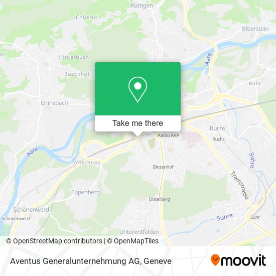 Aventus Generalunternehmung AG map