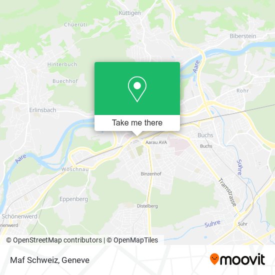 Maf Schweiz map