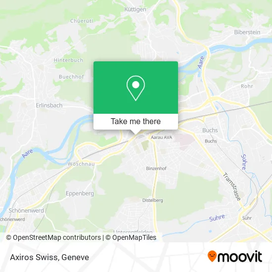 Axiros Swiss map