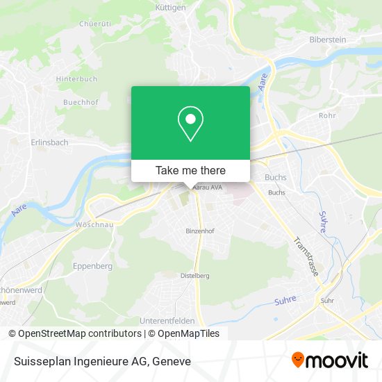 Suisseplan Ingenieure AG map