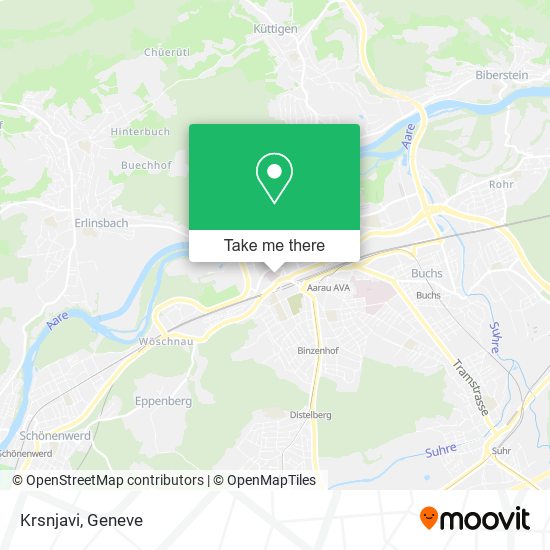 Krsnjavi map