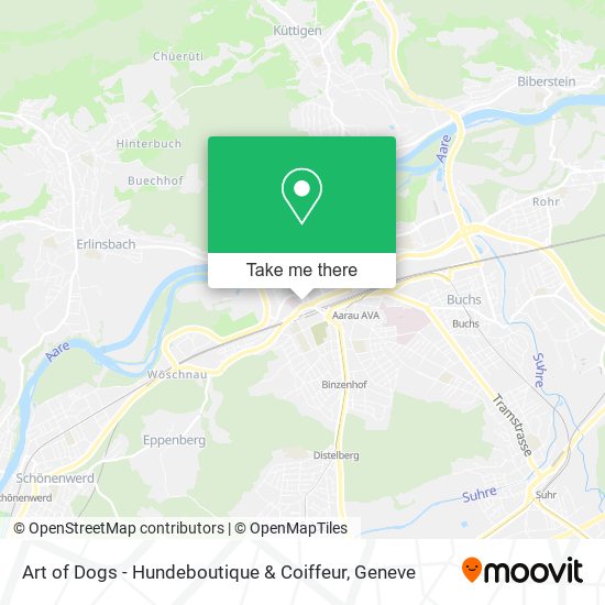 Art of Dogs - Hundeboutique & Coiffeur map