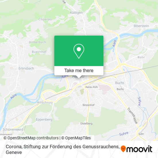 Corona, Stiftung zur Förderung des Genussrauchens map
