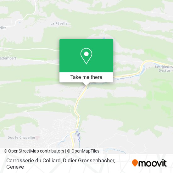 Carrosserie du Colliard, Didier Grossenbacher map