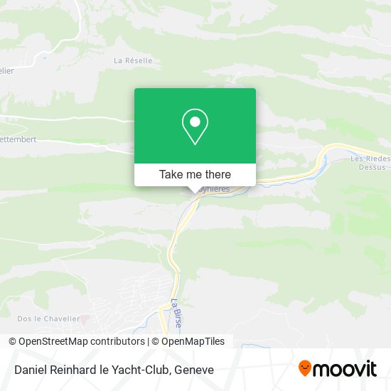 Daniel Reinhard le Yacht-Club map