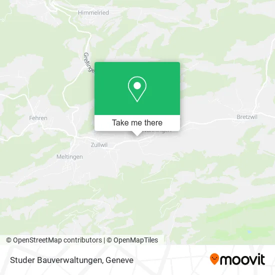 Studer Bauverwaltungen map