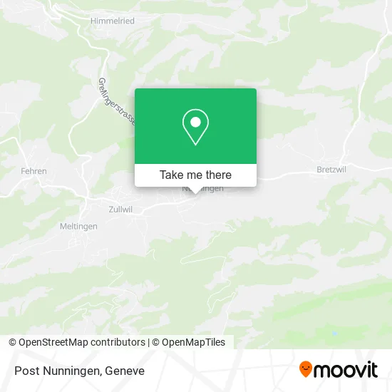 Post Nunningen map
