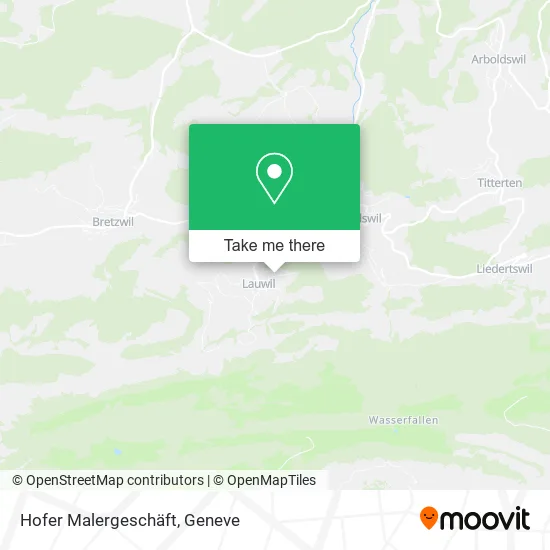 Hofer Malergeschäft map