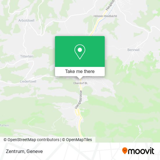 Zentrum map