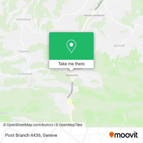 Post Branch 4436 map