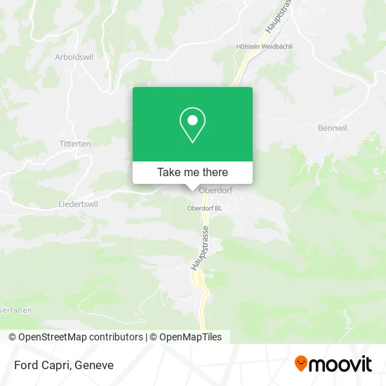 Ford Capri map