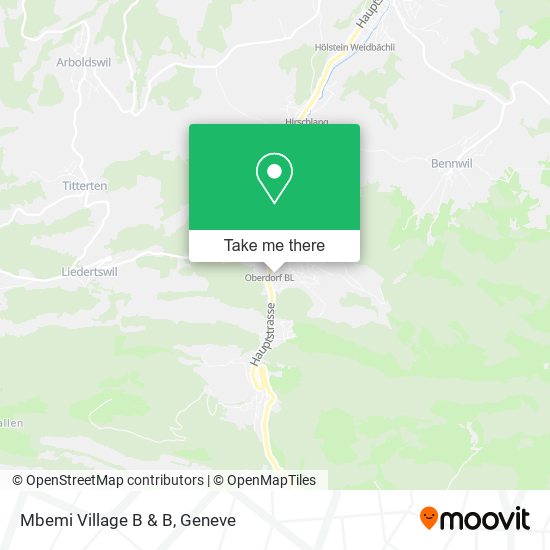 Mbemi Village B & B map