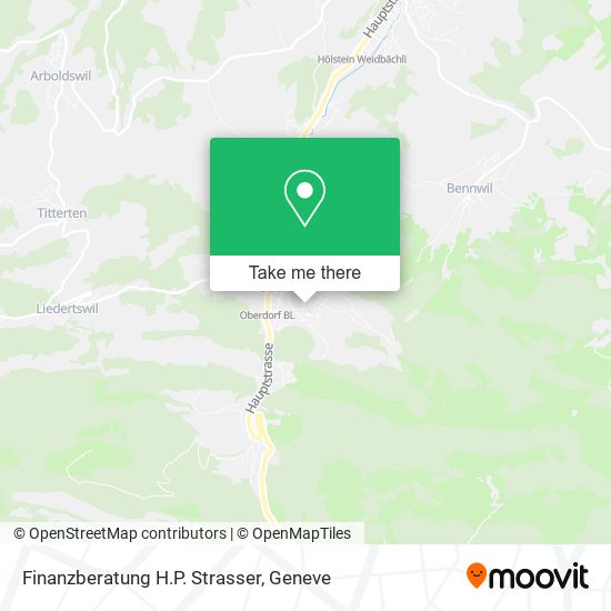 Finanzberatung H.P. Strasser map
