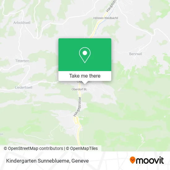 Kindergarten Sunneblueme map