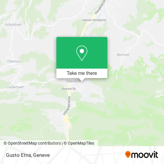 Gusto Etna map