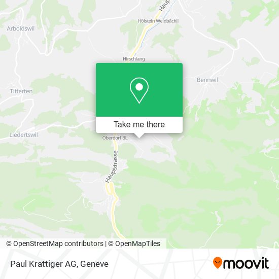 Paul Krattiger AG map
