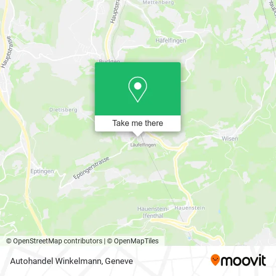 Autohandel Winkelmann map