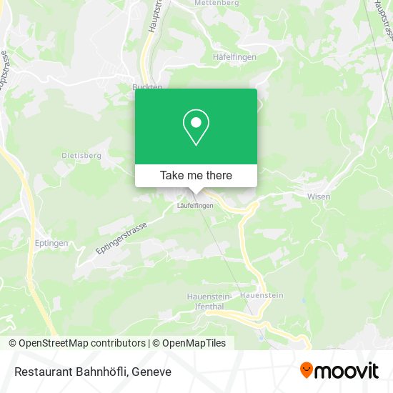 Restaurant Bahnhöfli map