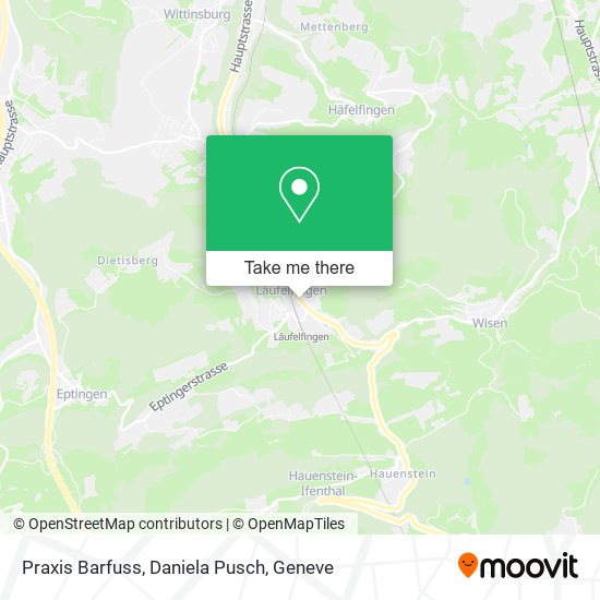 Praxis Barfuss, Daniela Pusch map